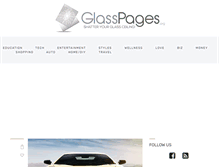 Tablet Screenshot of glasspages.org
